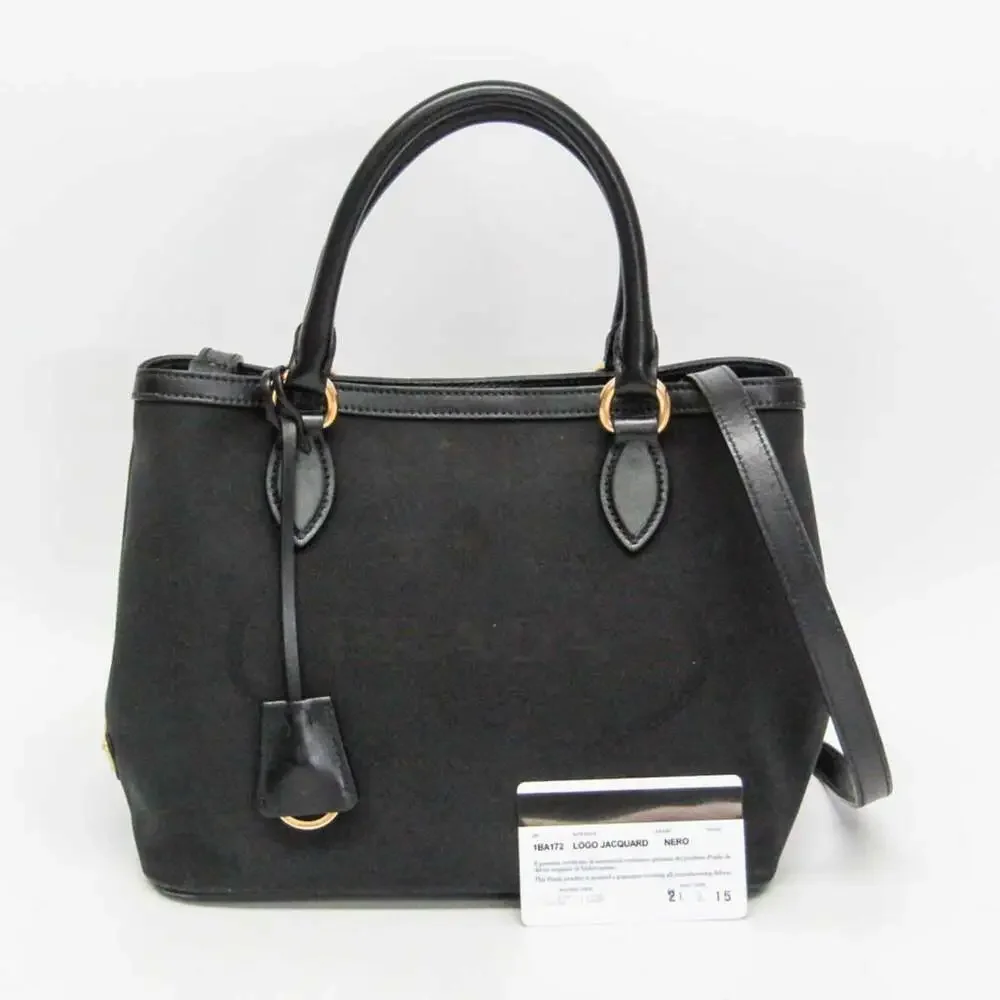 PRADA Black Leather Shoulder Bag - Picture 2 of 15